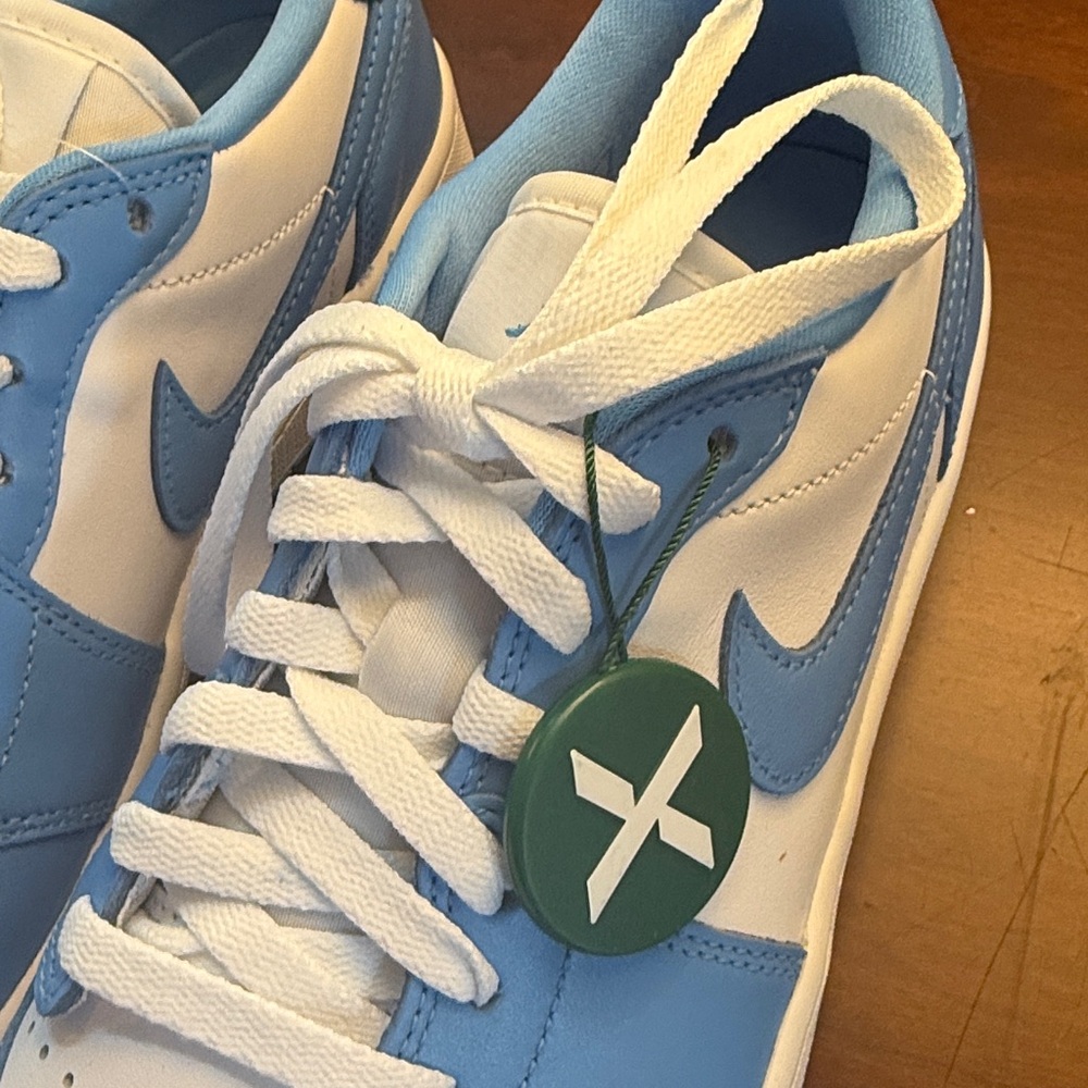 Nike Air Jordan Golf Shoes, Sky Blue and White Low-Top, Men’s 9